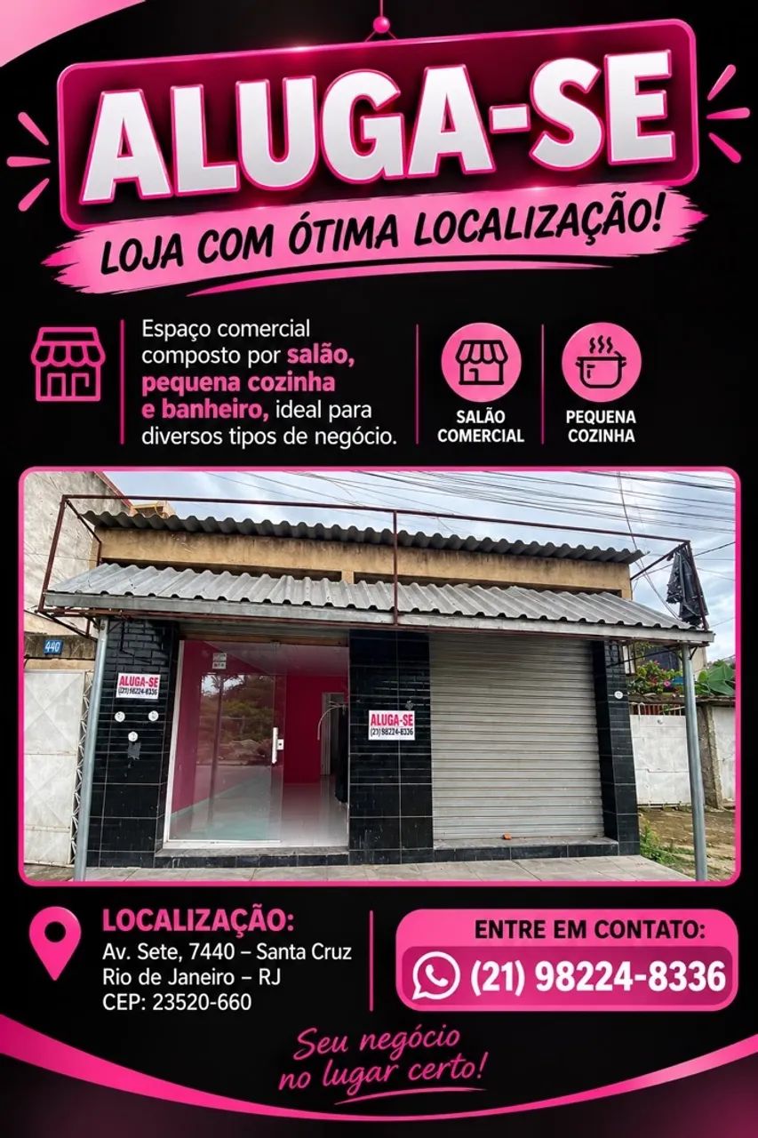 Alugo loja em nova Sepetiba 