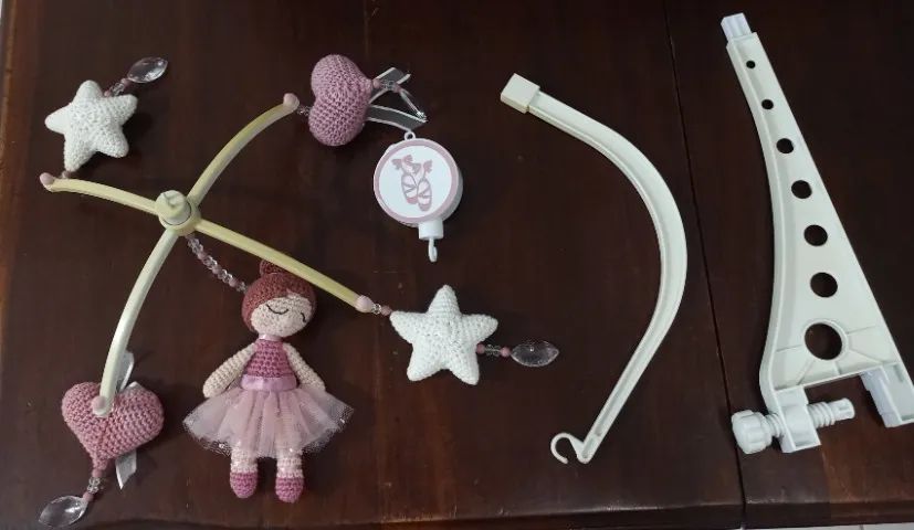 mobile bebe crochê - Foto 3
