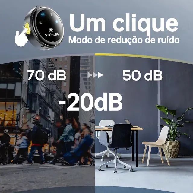 Microfone de lapela top de linha - Foto 4