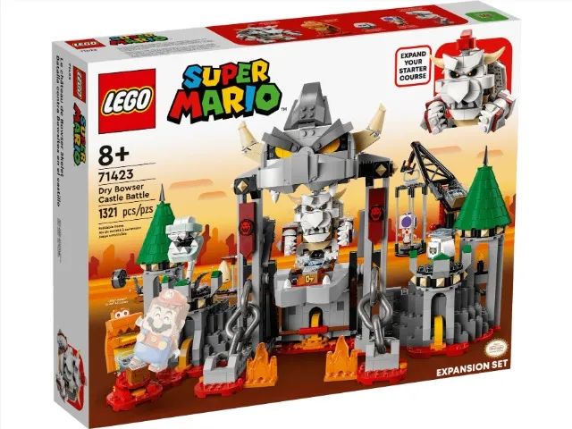 Lego Mario Dry Bowser Castle Battle Expansion Set - 71423