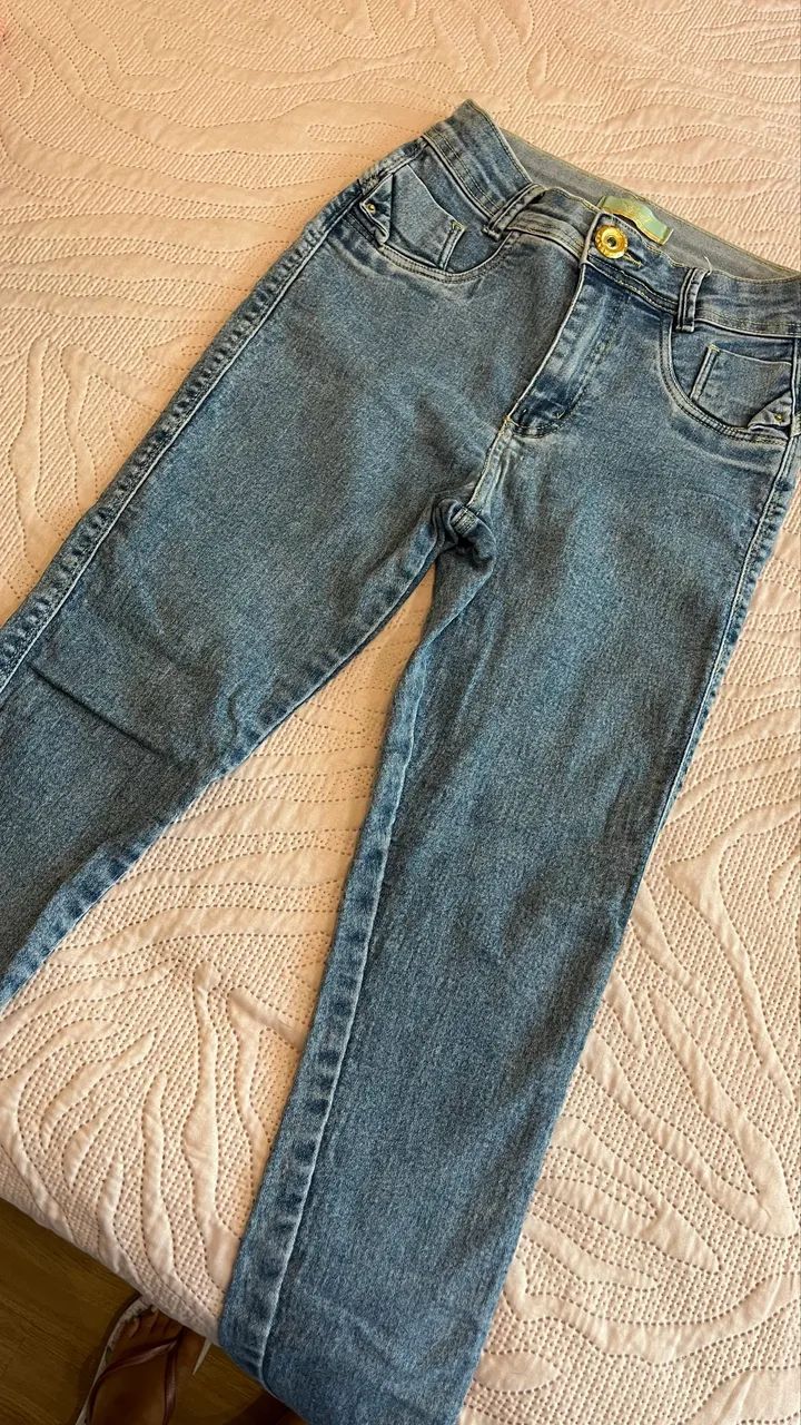 Calça jeans azul