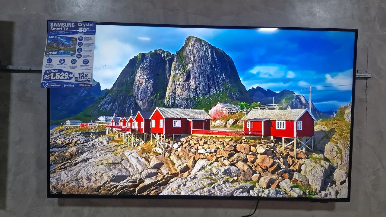 TV Samsung 50 polegadas 6 meses de garantia parcela até 12x sem juros no cartão ? - Foto 4