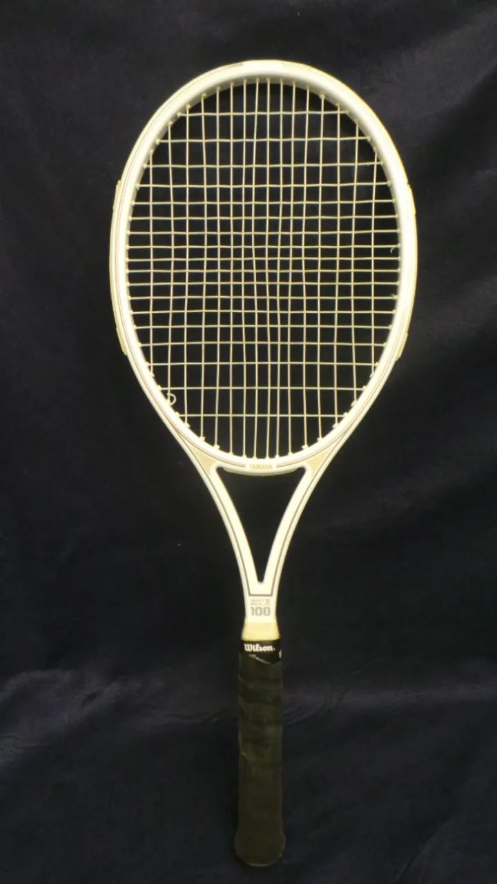 RAQUETE DE TÊNIS ANTIGA YAMAHA CERAMICS SÉRIES 100 EM EXCELENTE