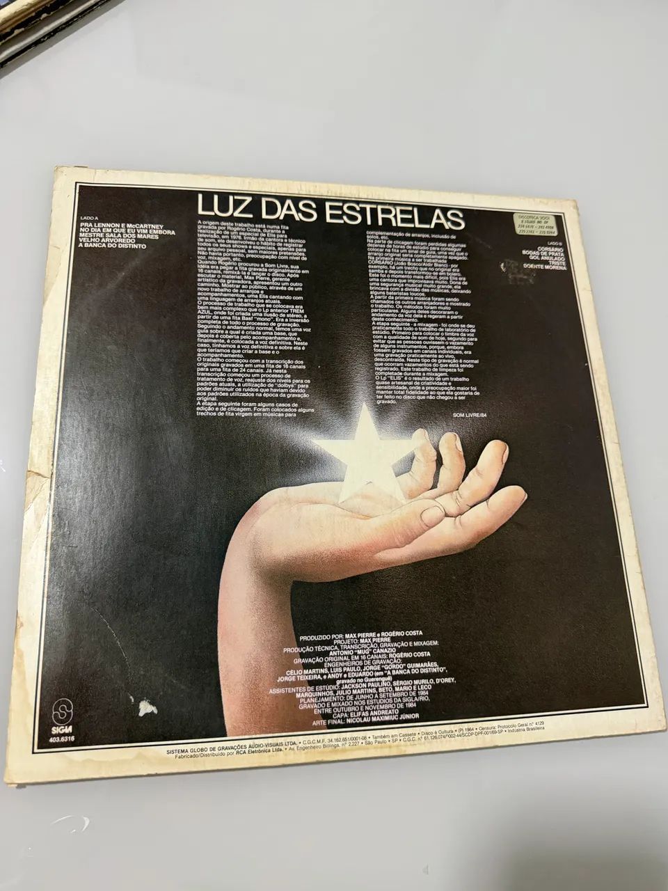 Disco vinil Elis Regina luz das estrelas  - Foto 3