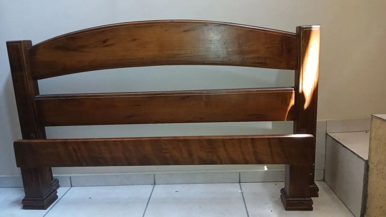 Cama casal madeira macica