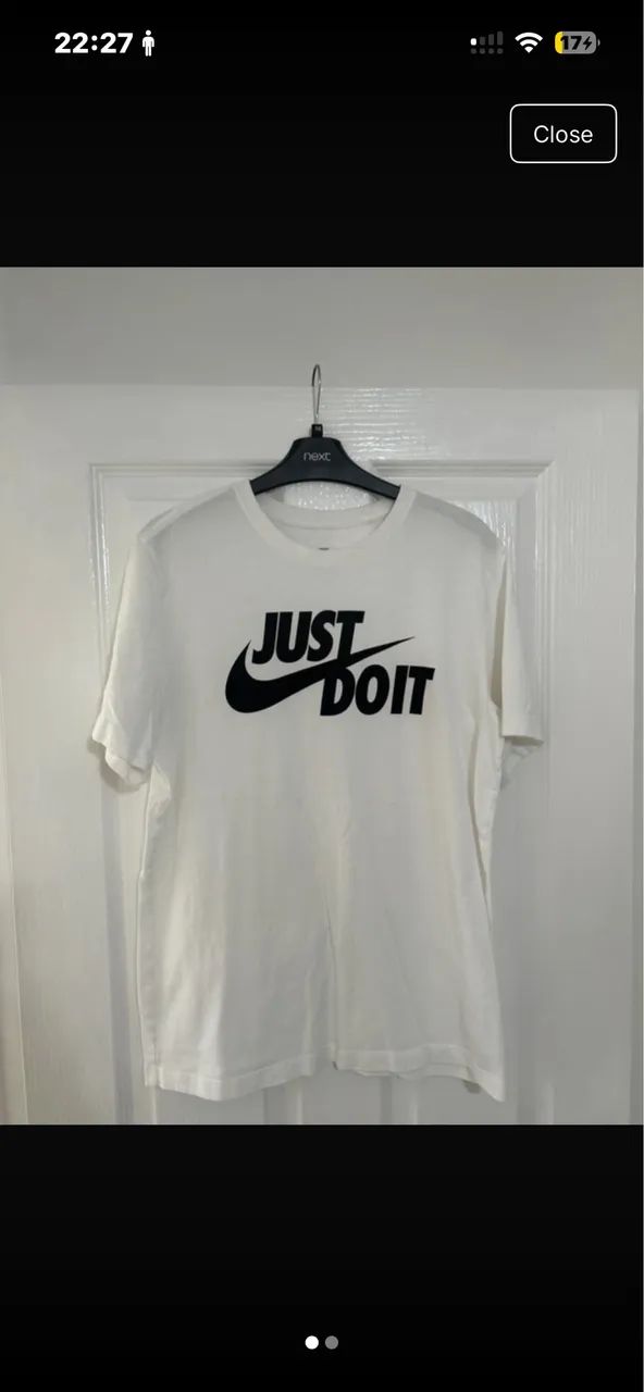 Camisa Just do it branca 