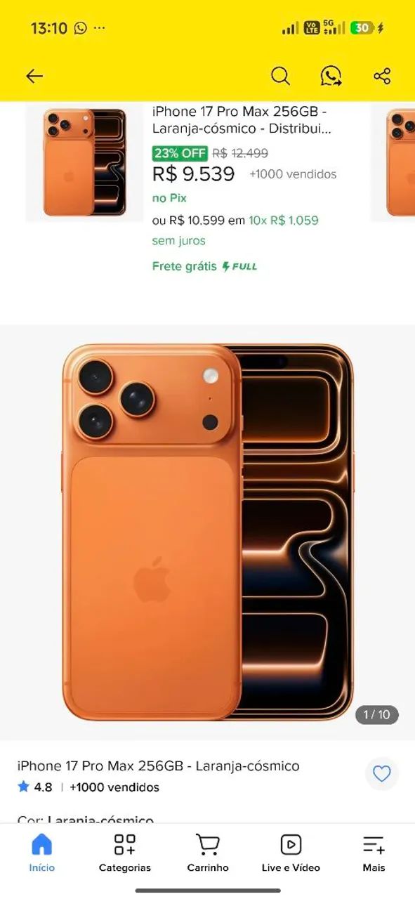 iPhone 17 pro max