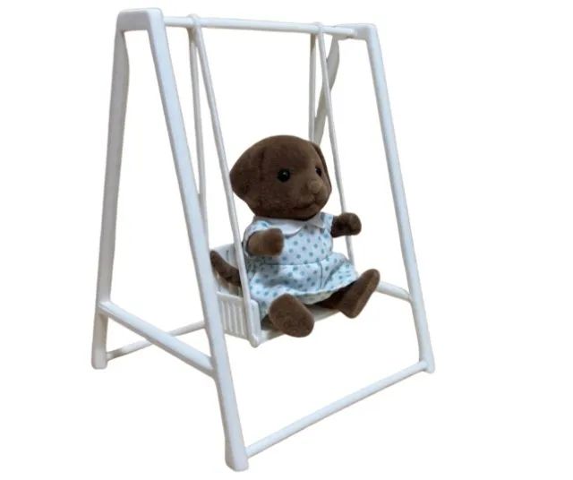 Balanço Miniatura Compatível com Sylvanian para Cenários e Casinhas de Bonecas - Foto 2