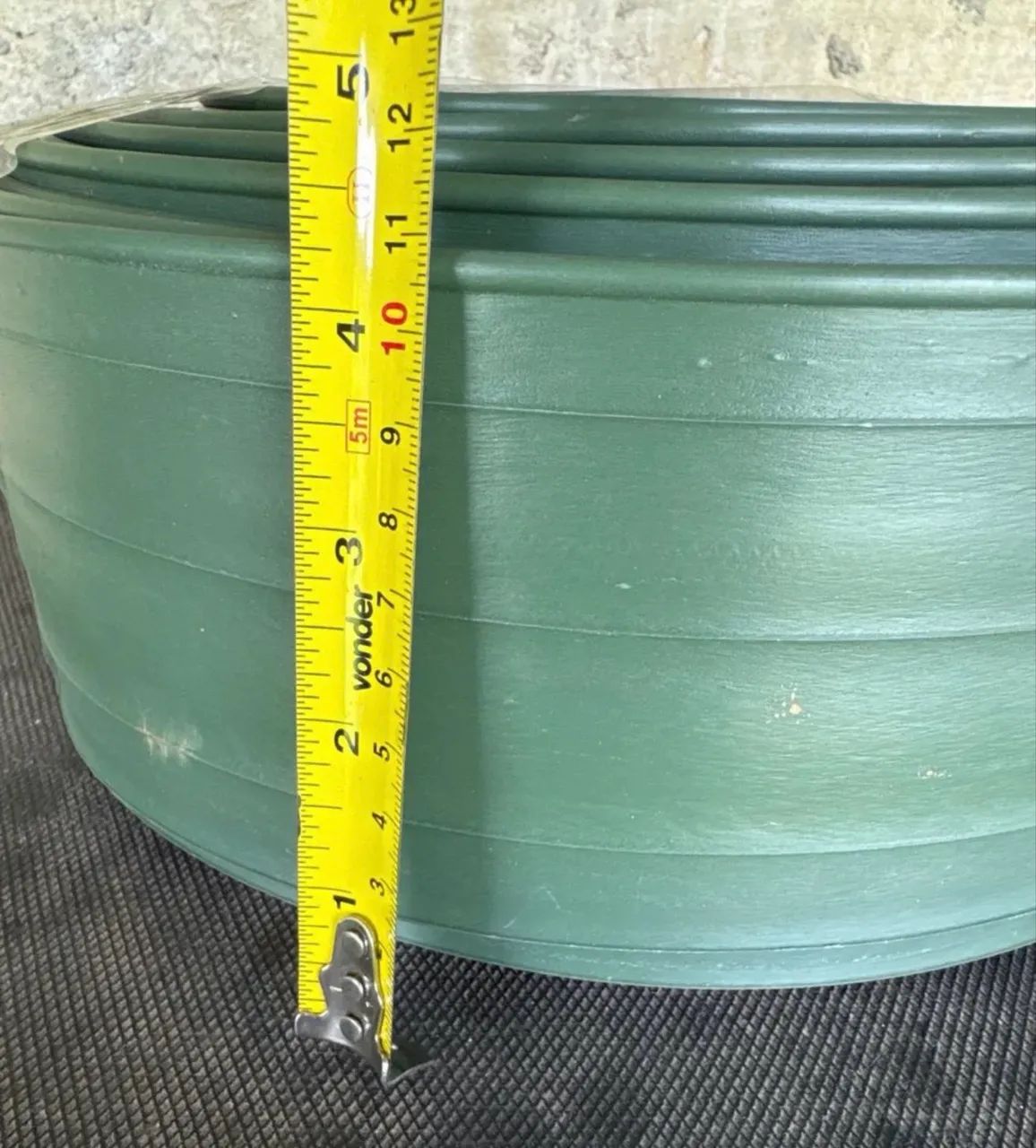 Limitador Grama 50metros 10cm altura verde  - Foto 3