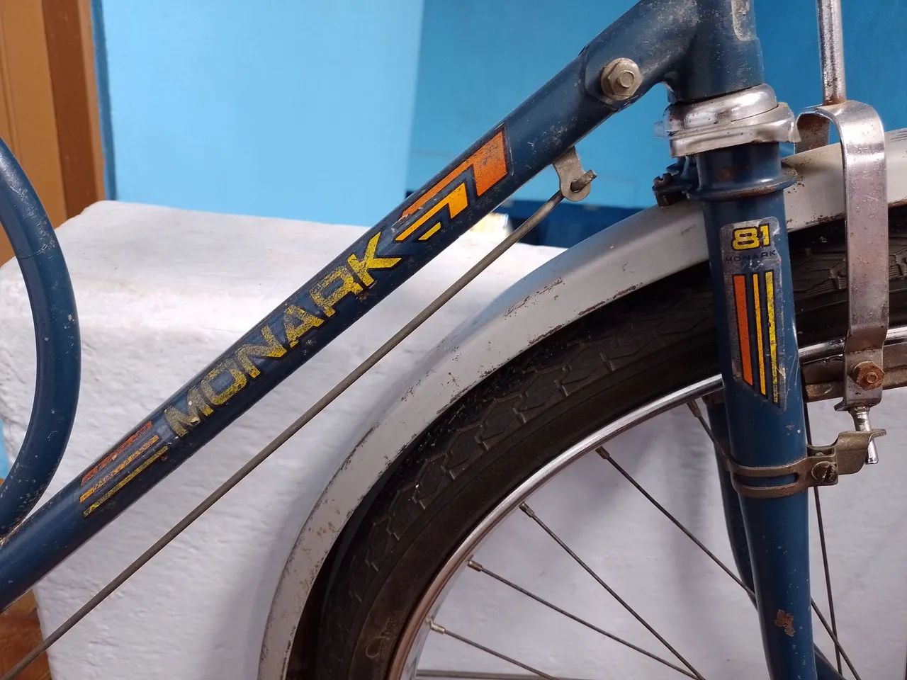 Monark Barra Circular, bicicleta antiga  - Foto 4