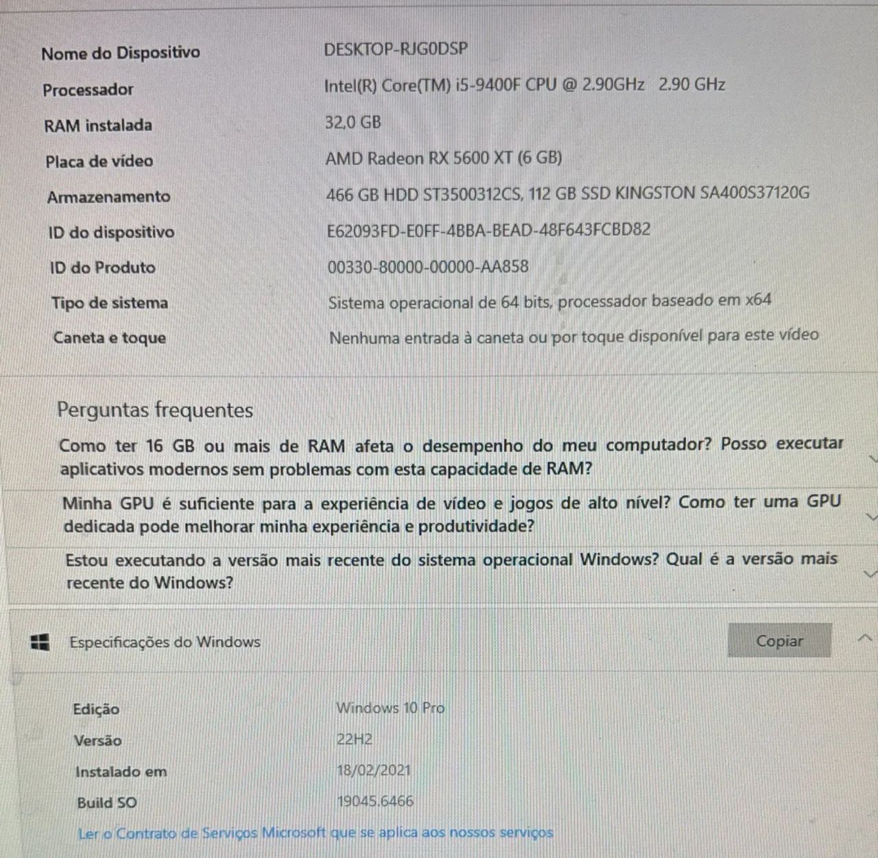 Vendo processador Intel i5 9400f
