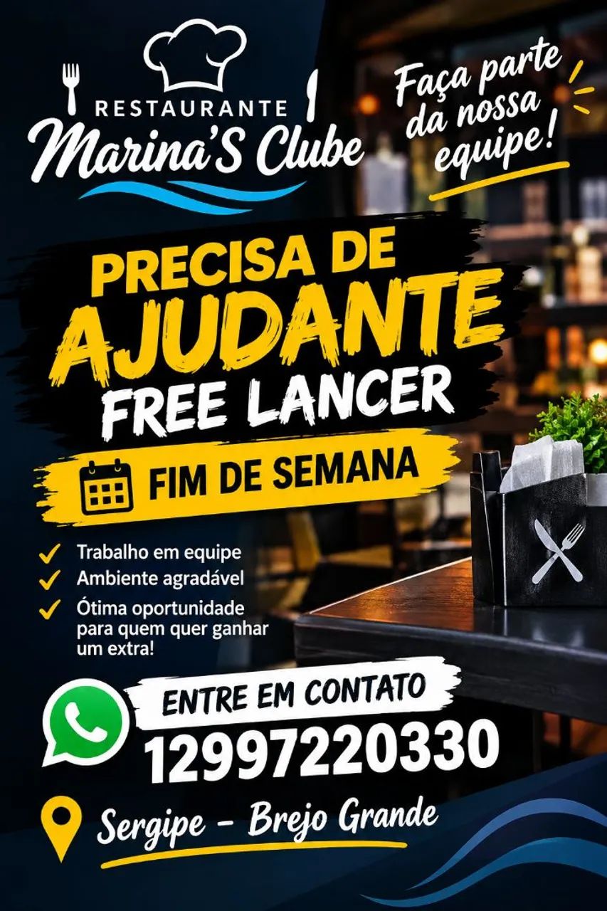 Vaga de Ajudante 