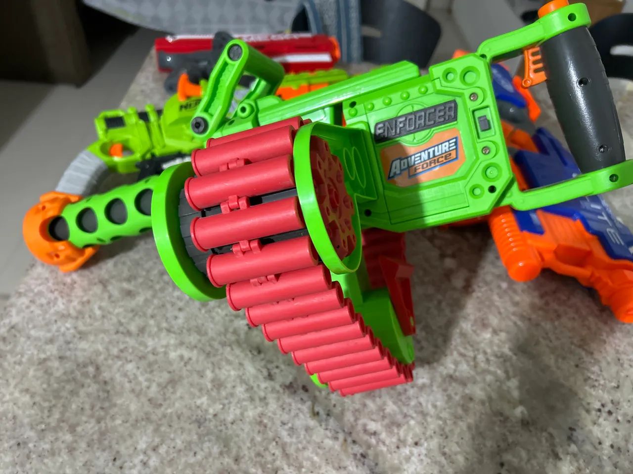 Armas nerf de brinquedo comprada nos EUA sem marcas de uso  - Foto 5