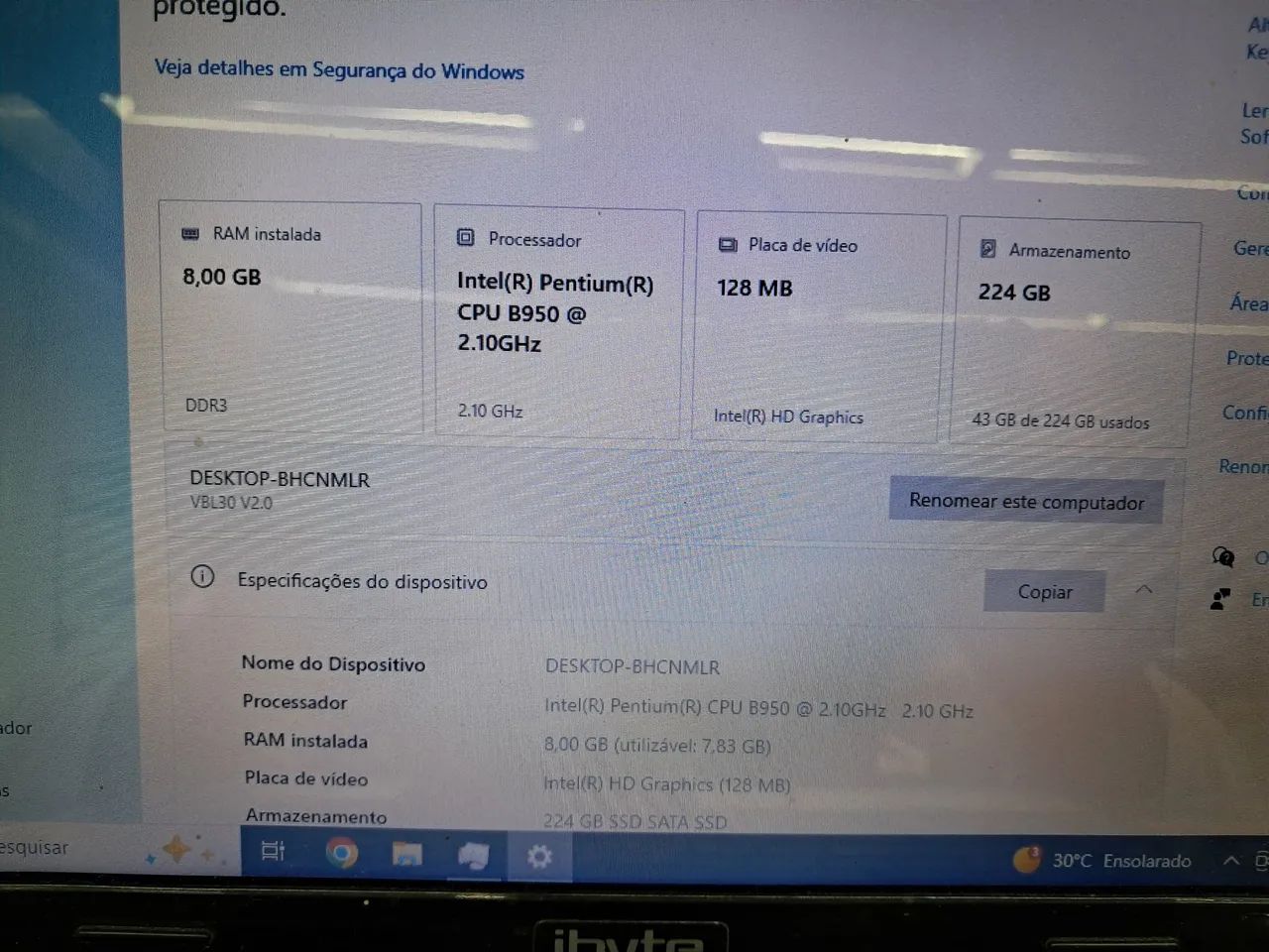 Memória RAM DDR3 8GB Notebook - Foto 2