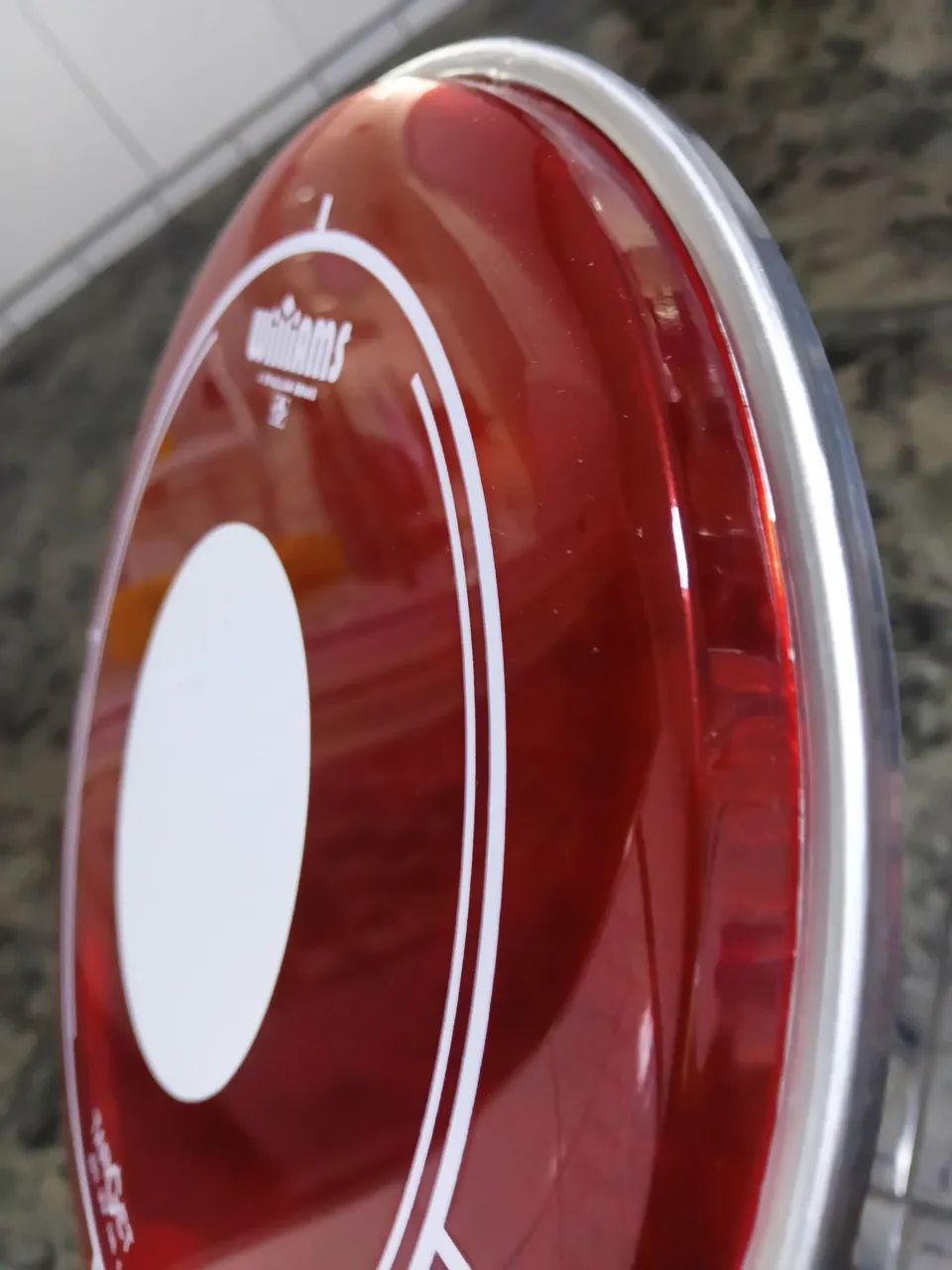 Pele Wilhans 10" TarGet Vermelha Com Dot - Foto 4