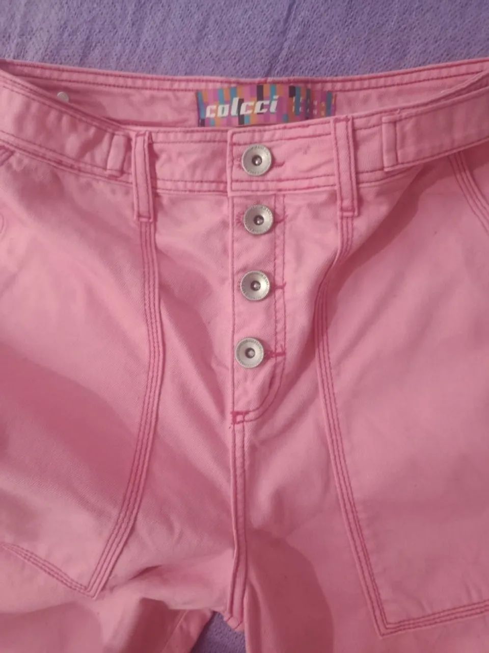 Calça Colcci, Rosa, tamanho 40 