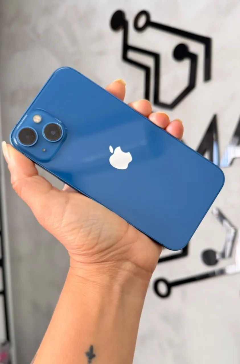iPhone 13 Azul 128GB (Nota e 3 meses de garantia) 