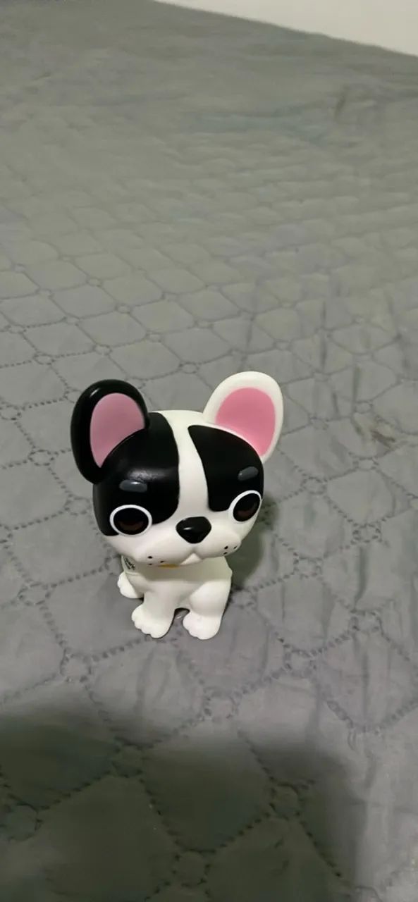 Boneco Colecionável Buldogue Francês - Miniatura Decorativa - Foto 2