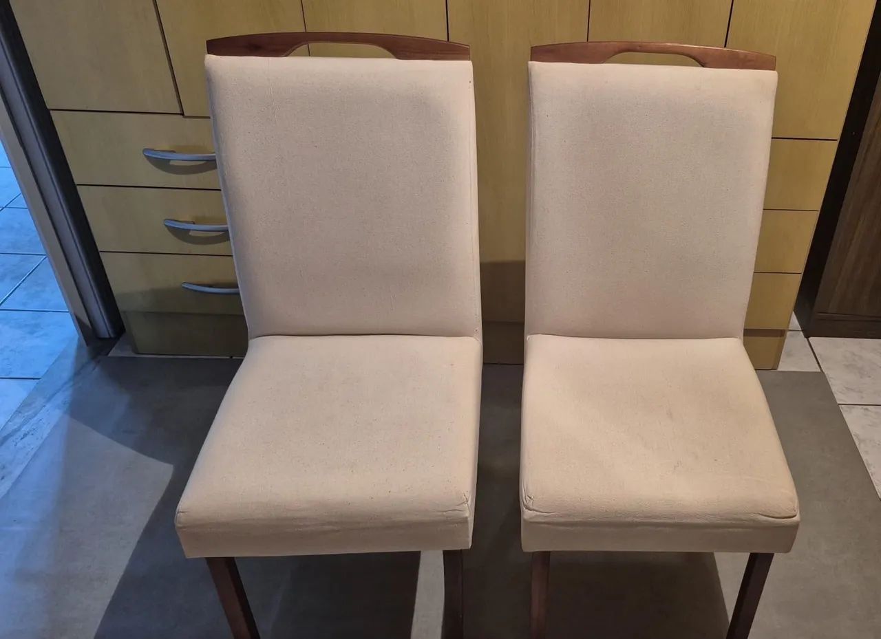 Mesa moderna de Jantar Retangular 1,20 x 0,90 m com 4 Cadeiras - Foto 4