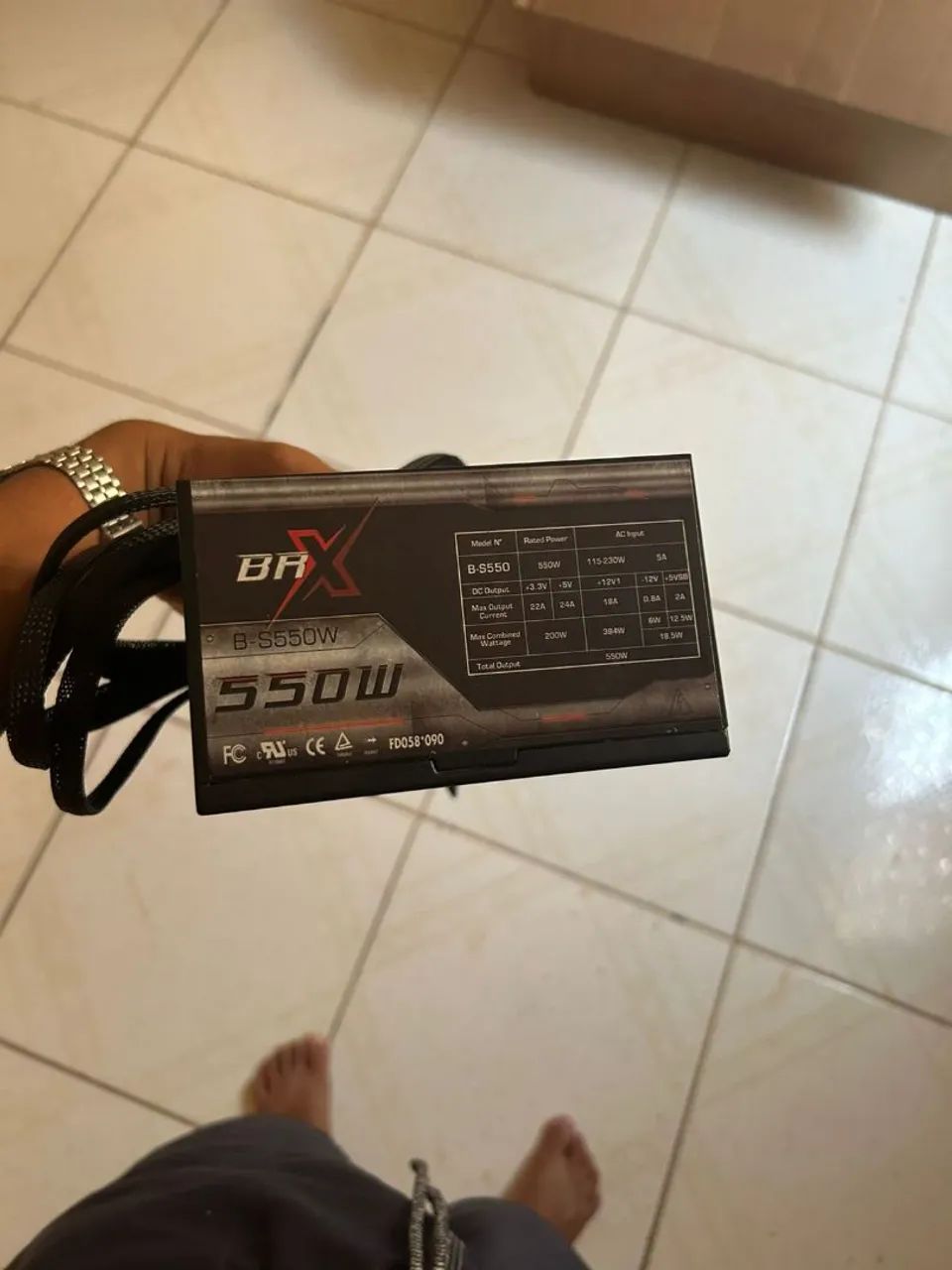 Fonte 500w para Pc - BRX - Foto 2