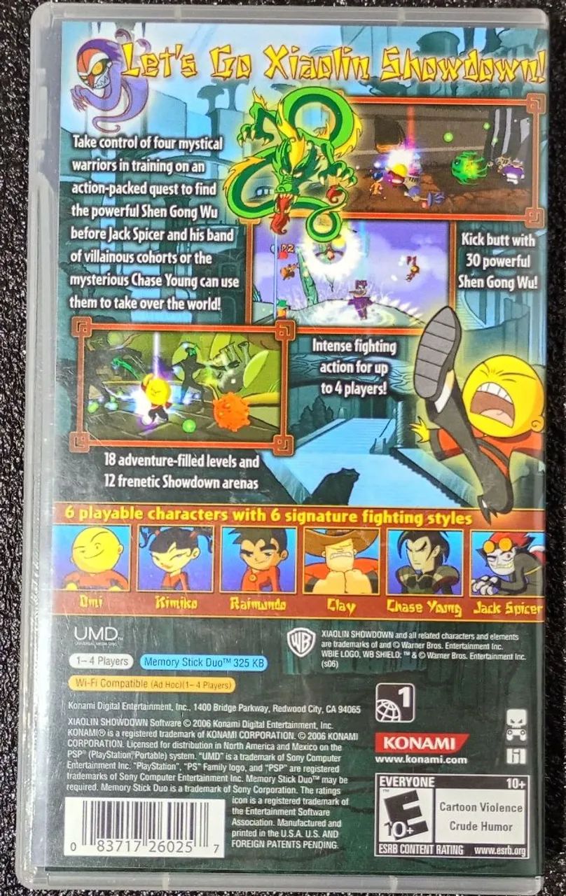 Xiaolin shawdown PSP semi-novo - Foto 3