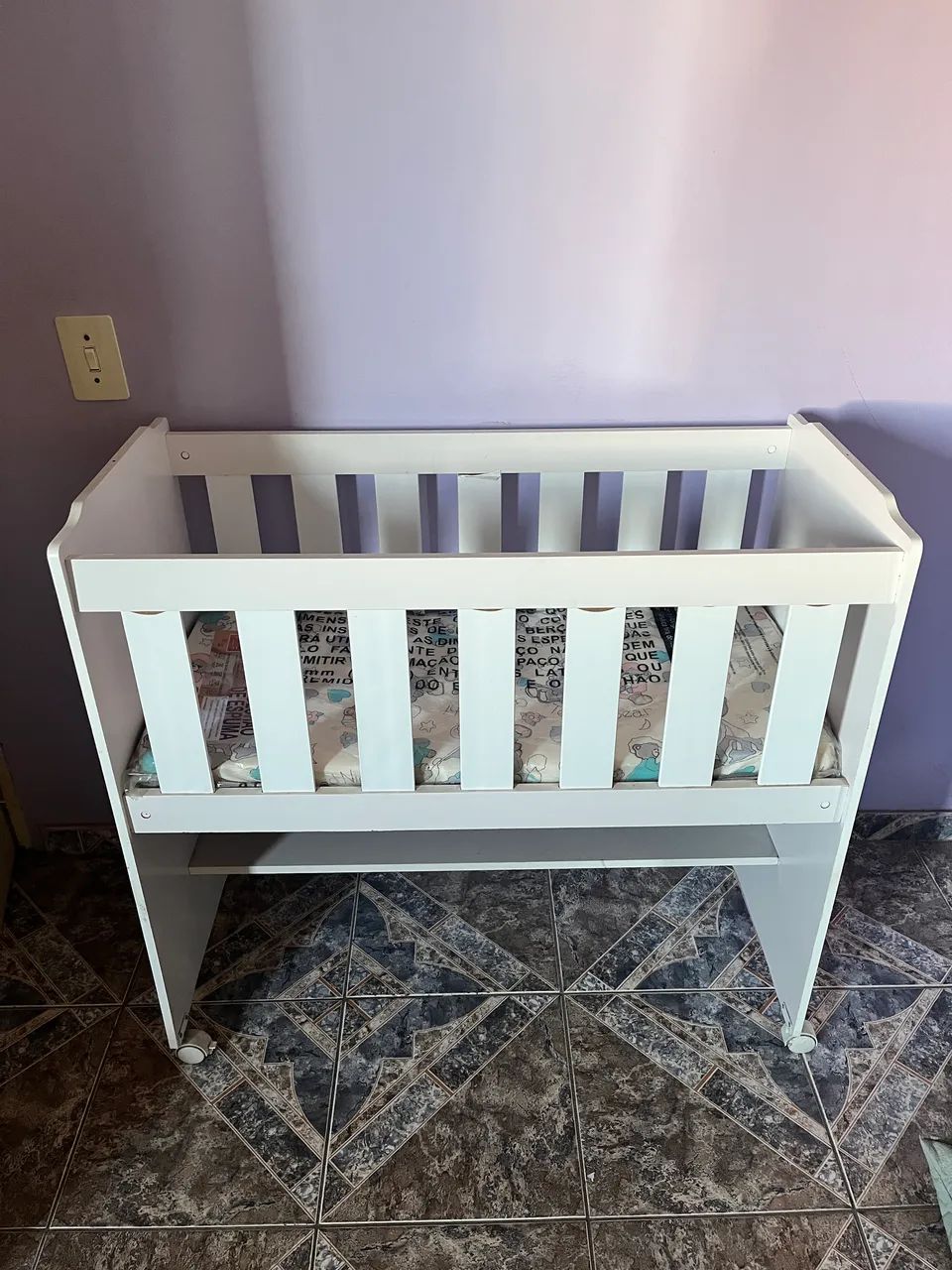 Mini berço branco  - Foto 2