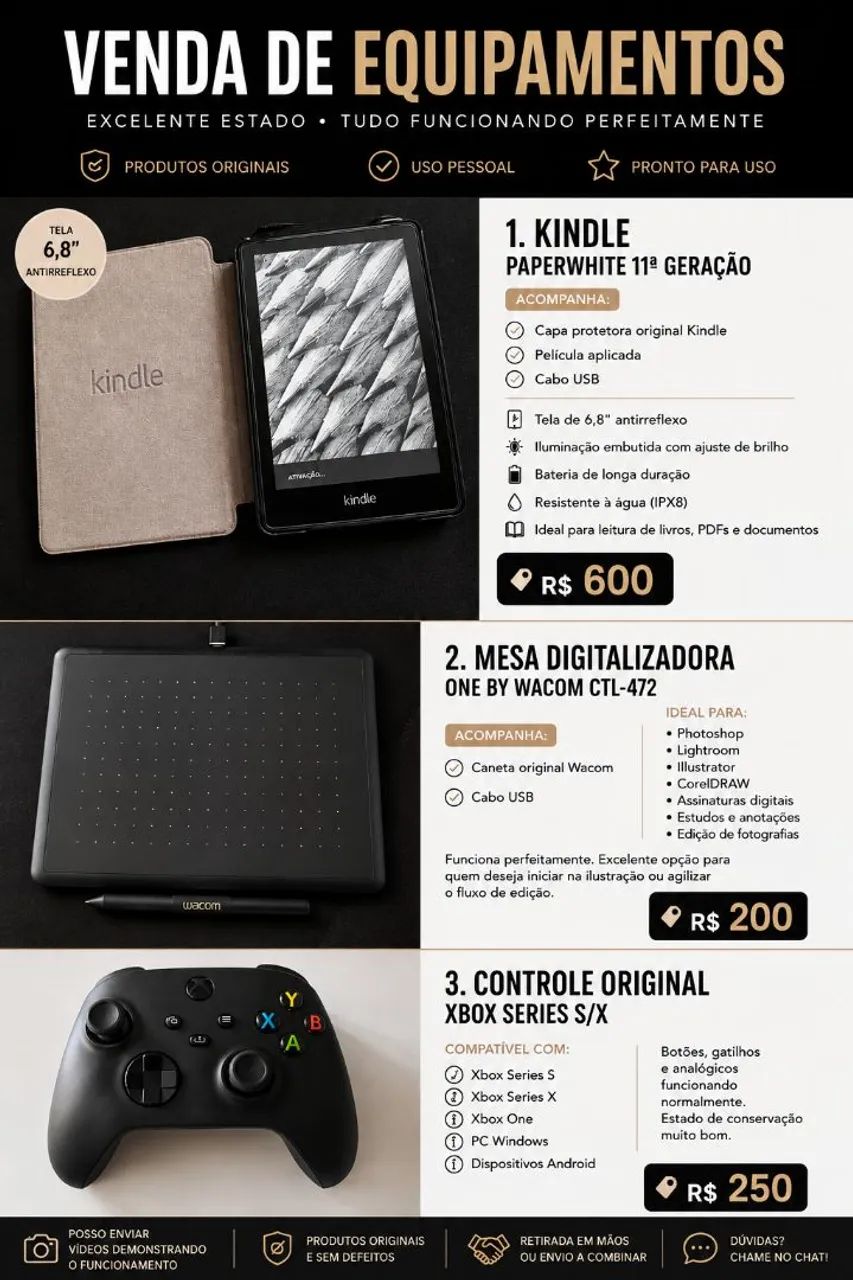 Controle xbox
