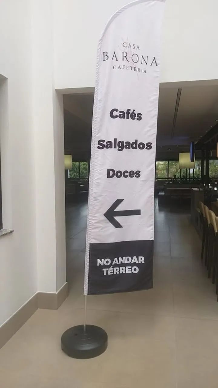 Wind-Banner - R$ 199 - Promoção - Completo (Bandeira + Haste + Base) Apenas R$ 199 - Foto 4