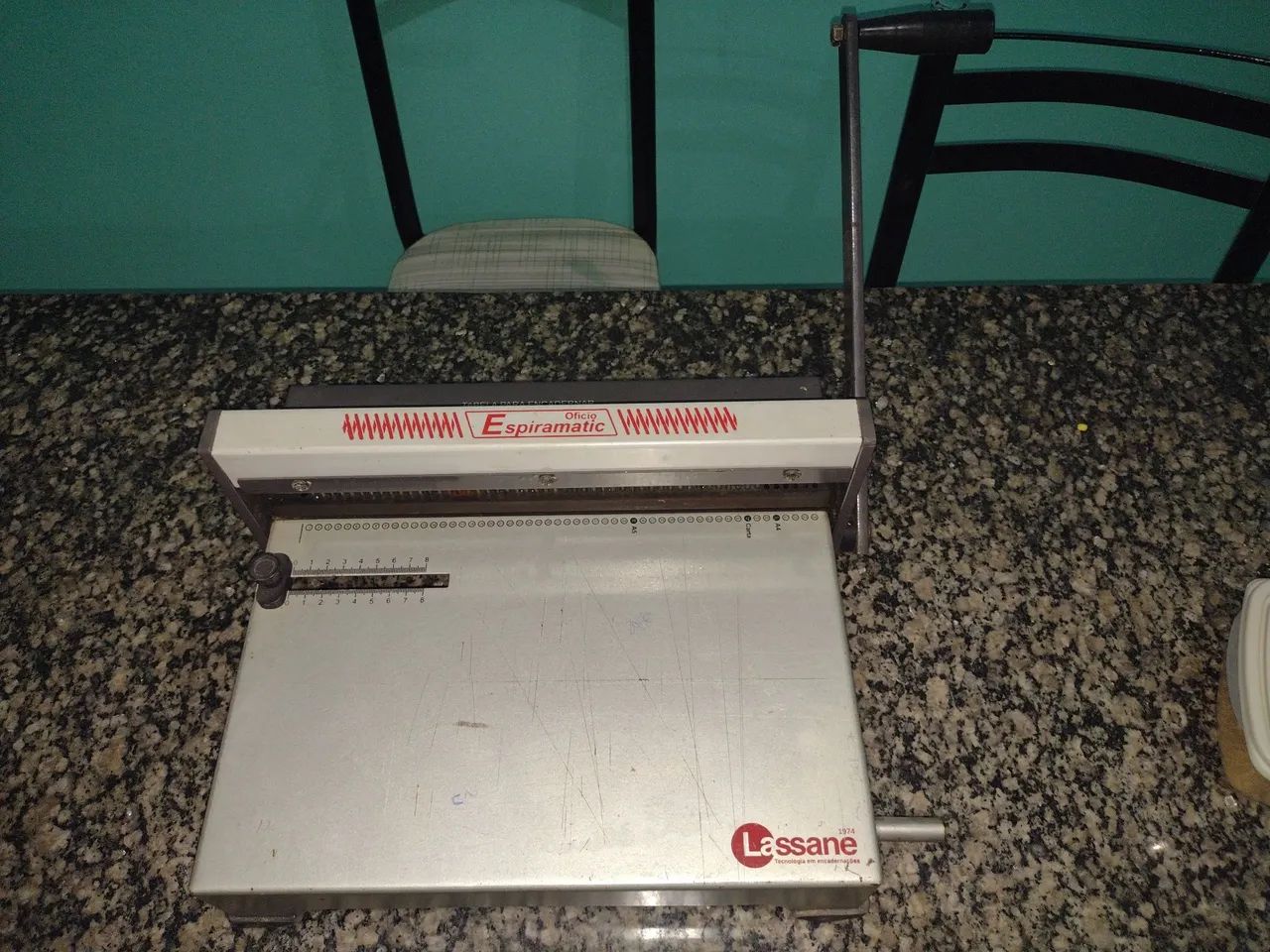 Encadernadora Manual Lassane Espiramatic Ofício 