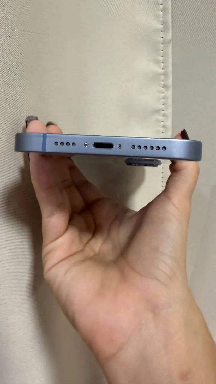iPhone 14 Plus 128GB Azul bebê  - Foto 3