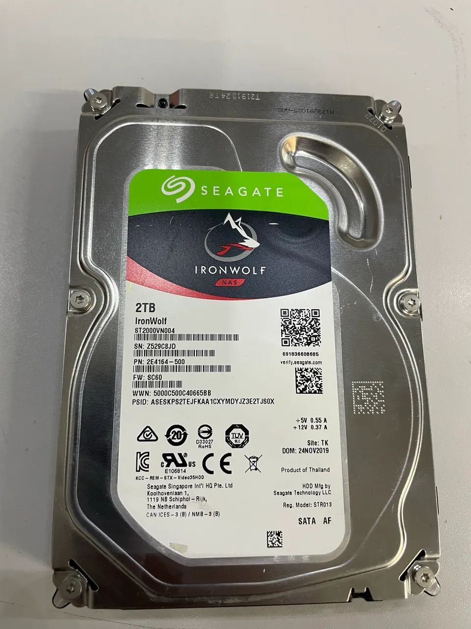 HD Seagate Iron Wolf 2TB