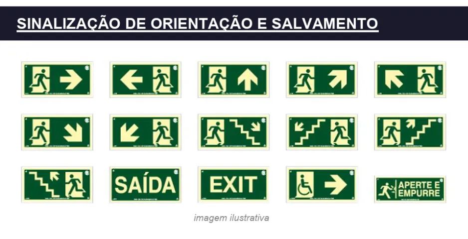 PLACA DE SINALIZAÇÃO DE INCENDIO FOTOLUMINESCENTE - Foto 6