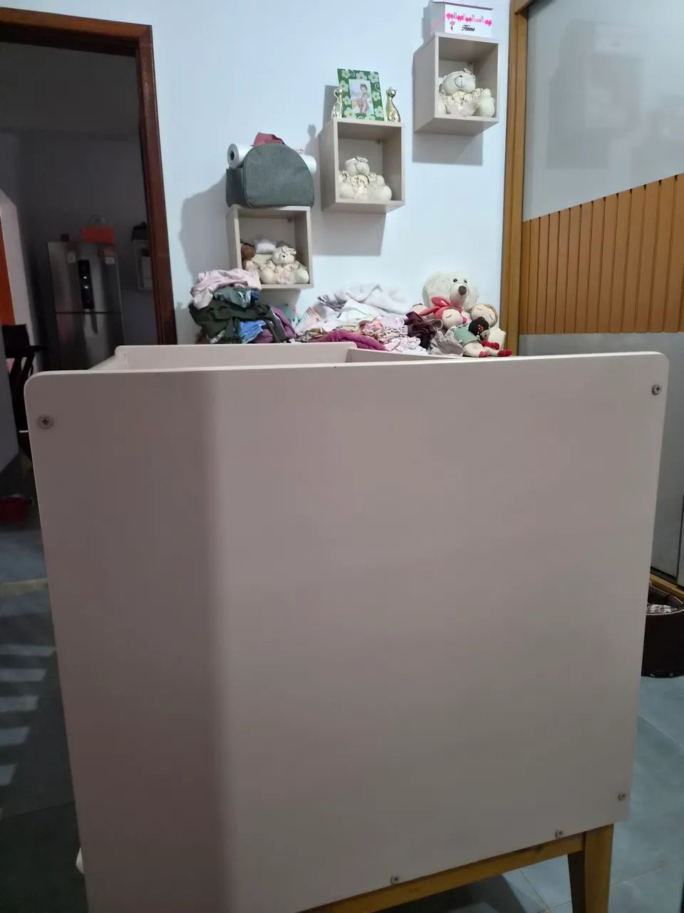 Berço rosa MDF - Foto 4