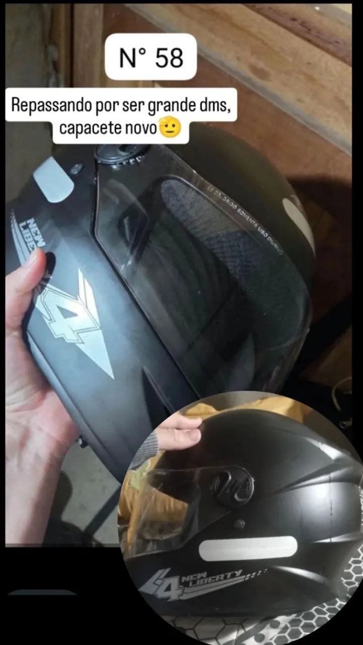 Capacete novo N58