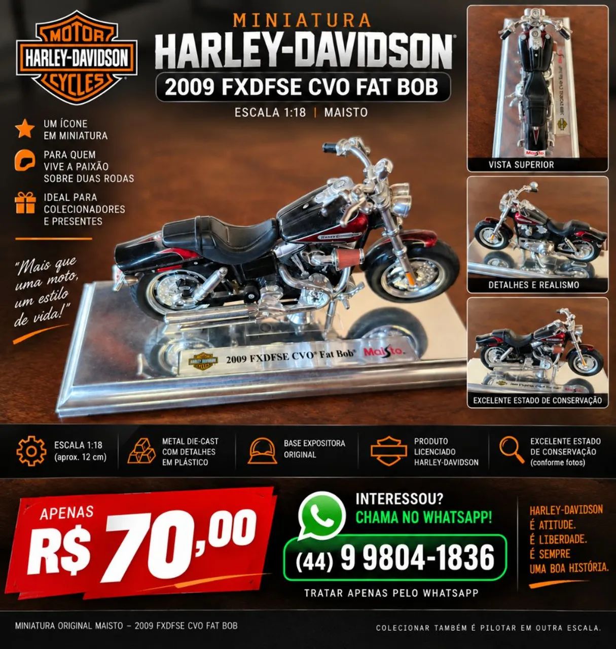 Miniatura Maisto Harley-Davidson 