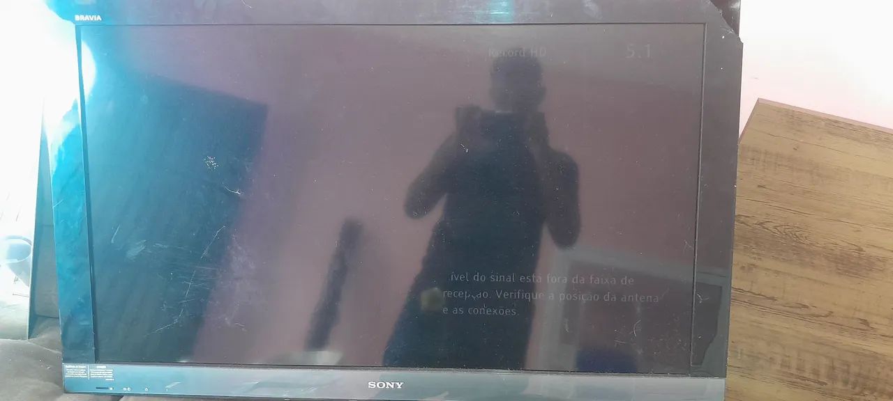 TV com defeito