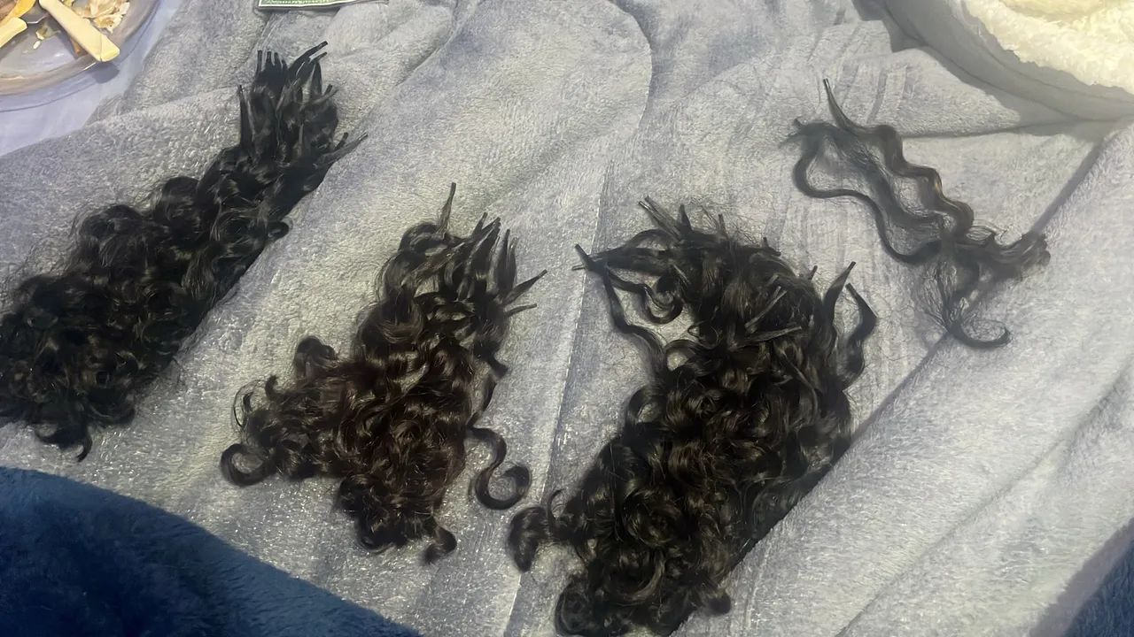 Cabelo 100% humano 180g