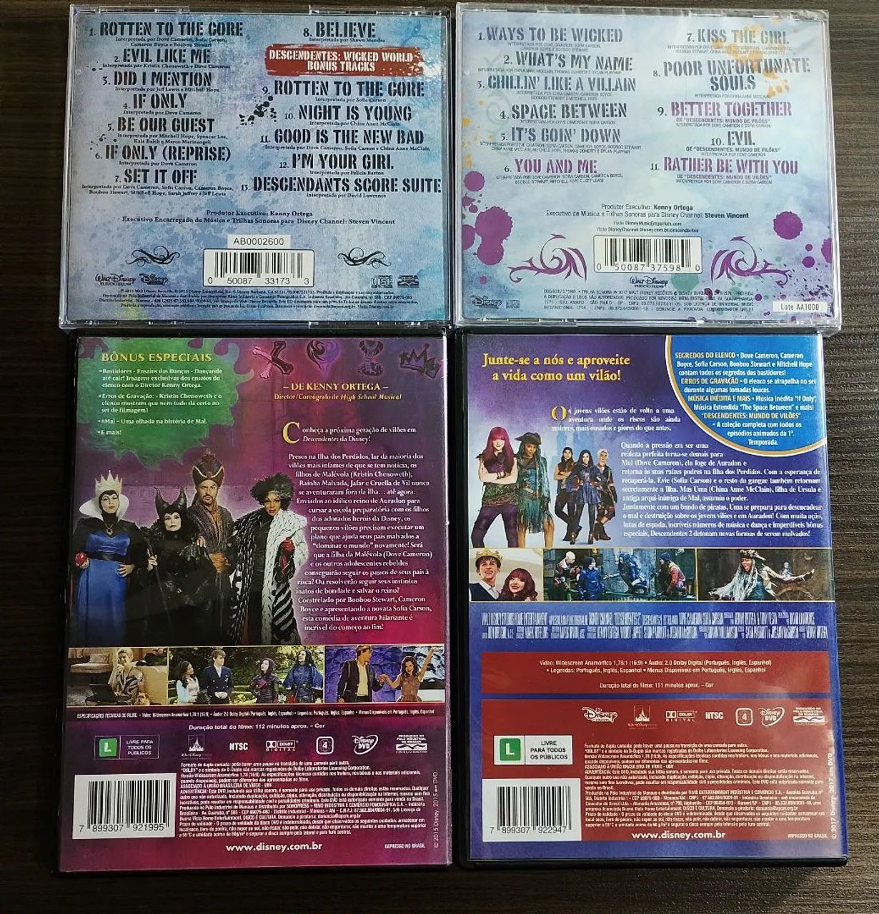 Descendentes Coleção CDs e Dvds 1, 2 - Foto 2