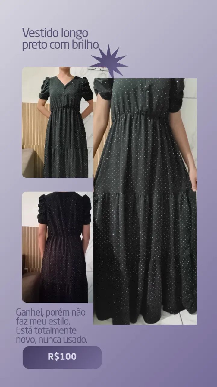 Vestido longo NOVO