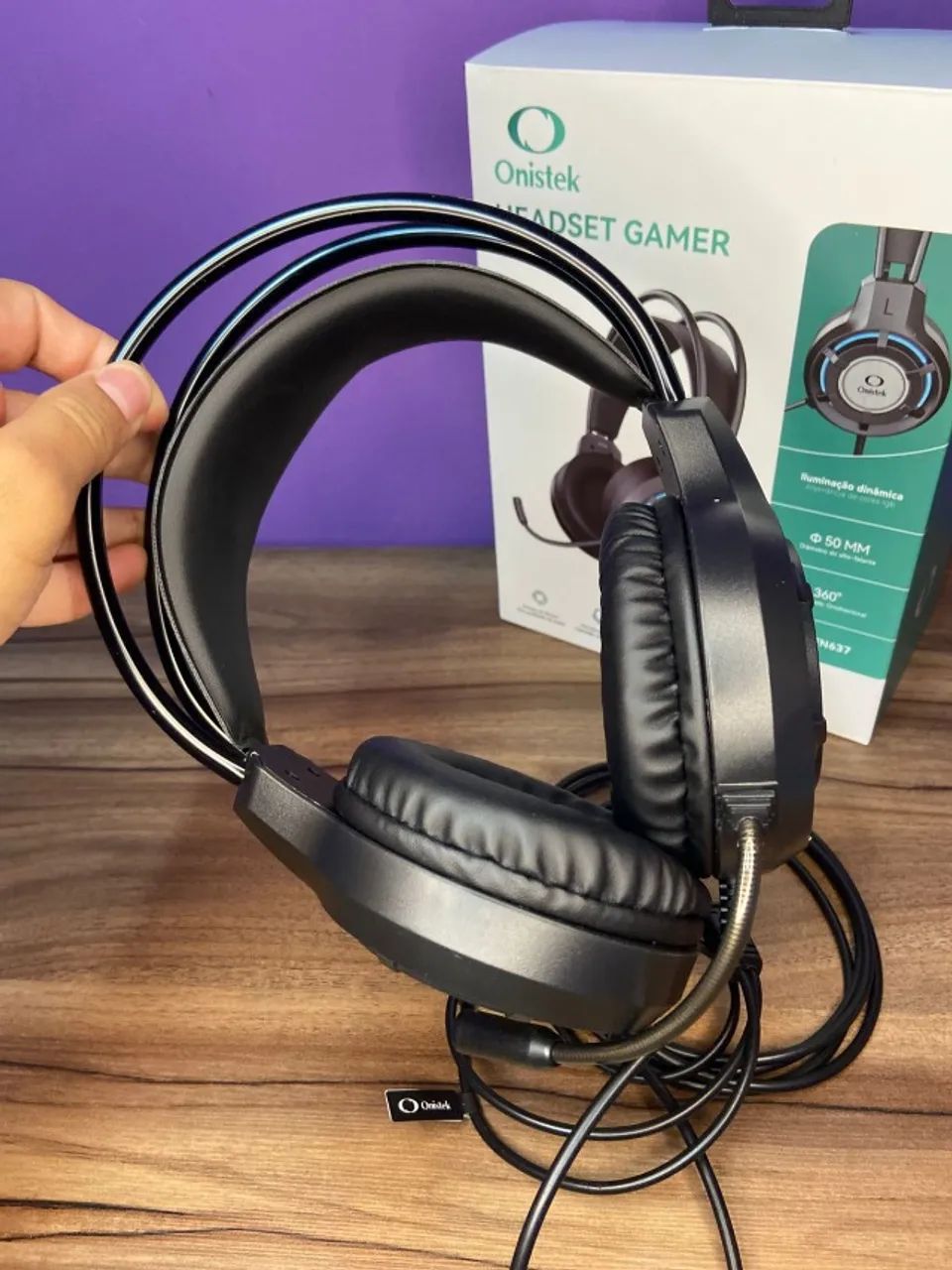HEADSET GAMER COM FIO  - Foto 4