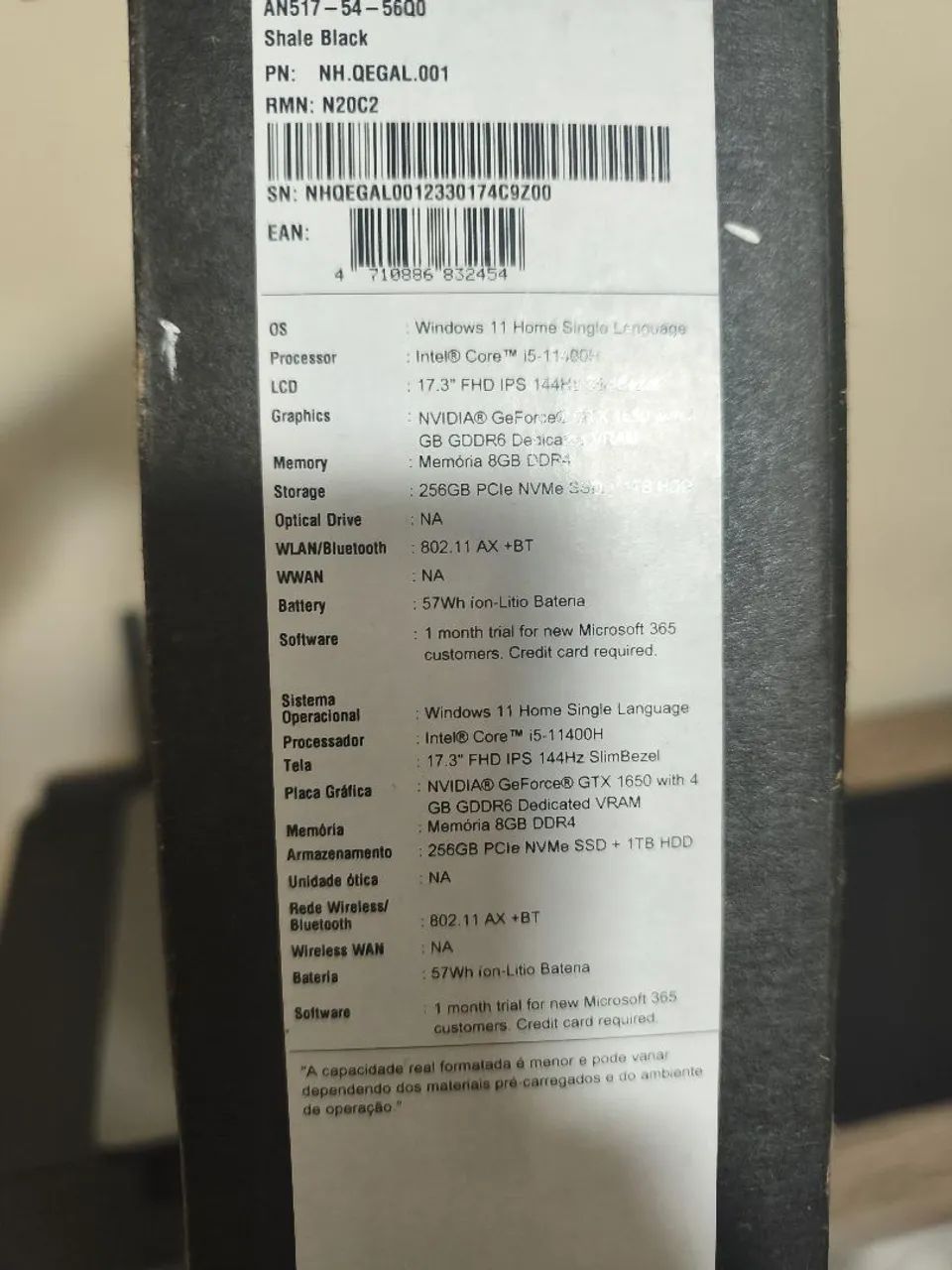 Notebook gamer Nitro 5 - Foto 5