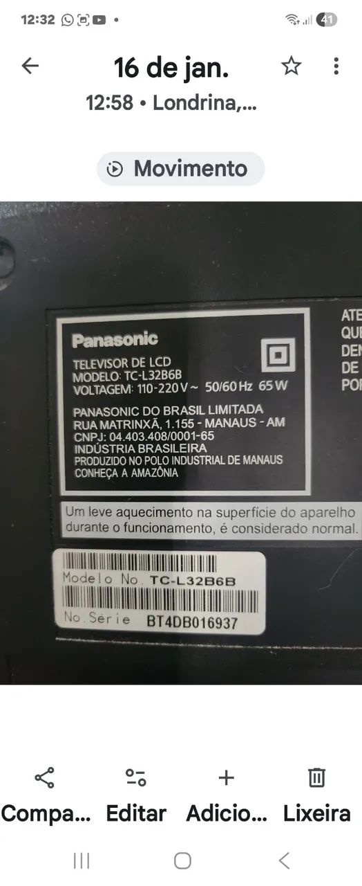 Tv Panasonic - Foto 2