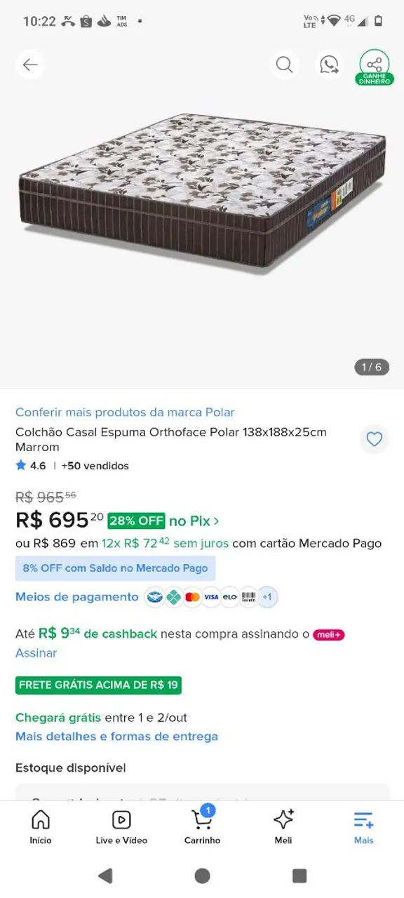 Colchão casal  - Foto 2