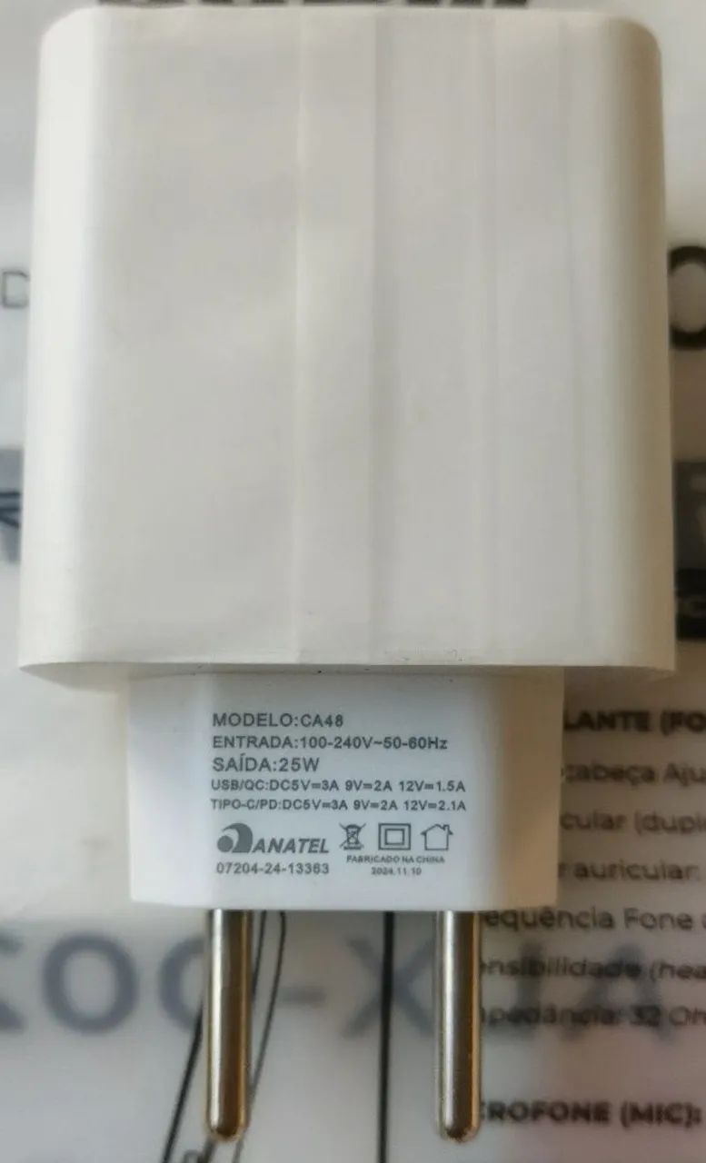 CARREGADOR DUPLO DE CELULA SUPER RÁPIDO DUAS CONEXÕES  - Foto 2