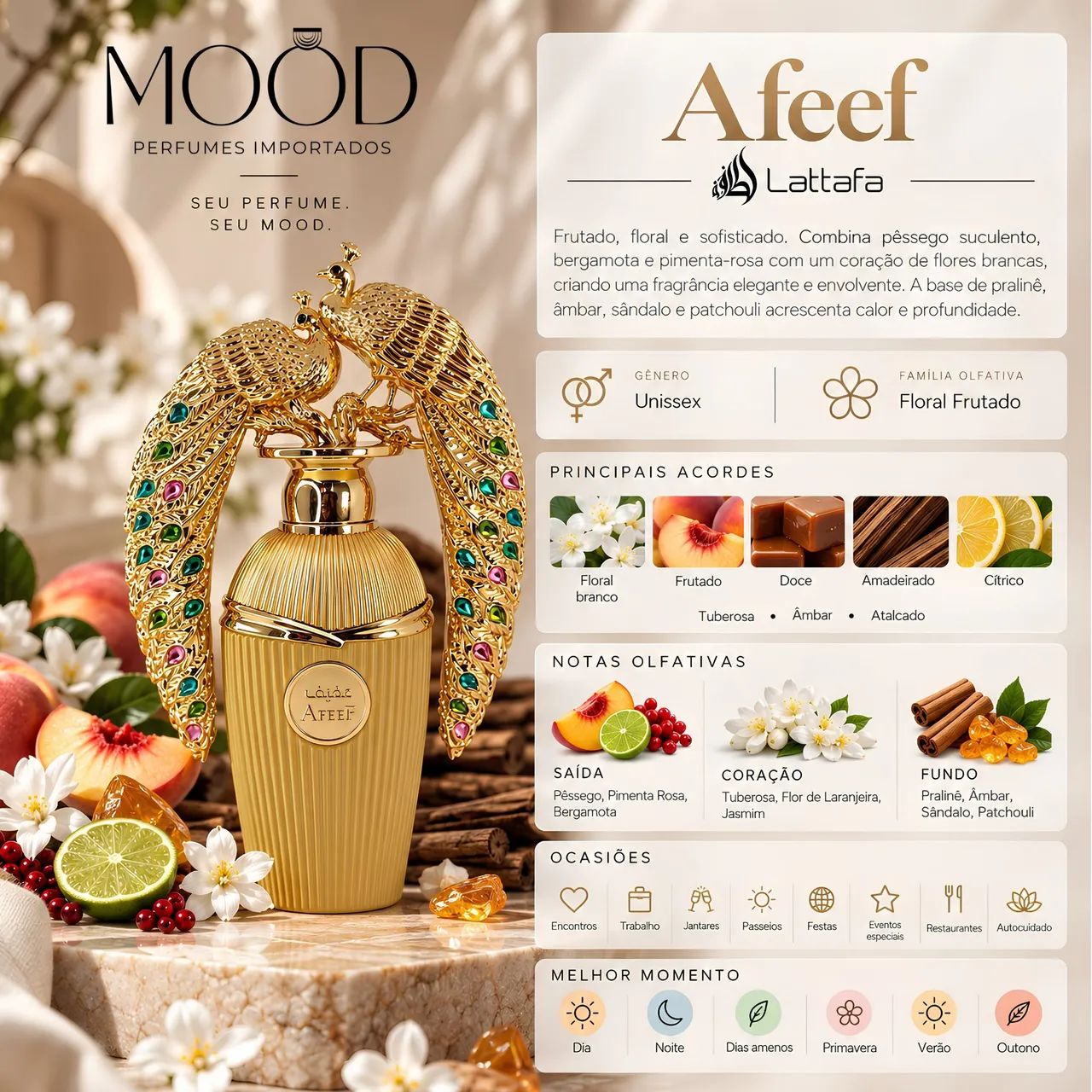 Perfume Árabe Afeef Lattafa Decant