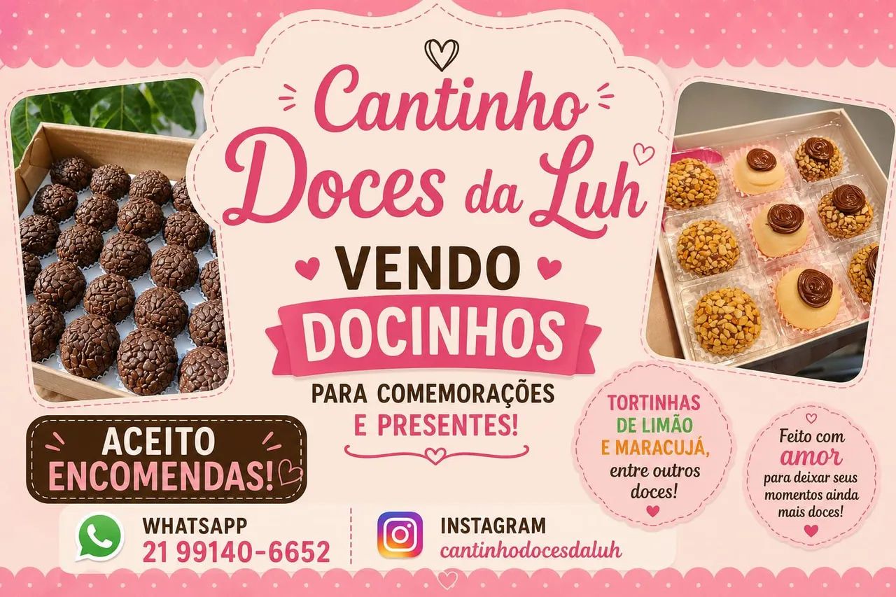Cantinho " Doces da Luh ".. .