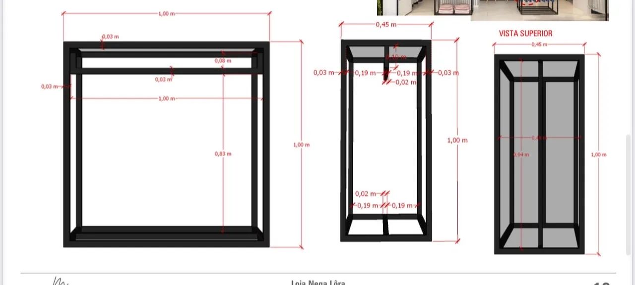 Bancada com cabideiro - Foto 2