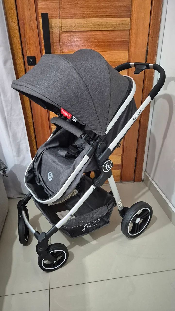 Carrinho de Bebê Moisés Jazz Fisher Price 2 em 1