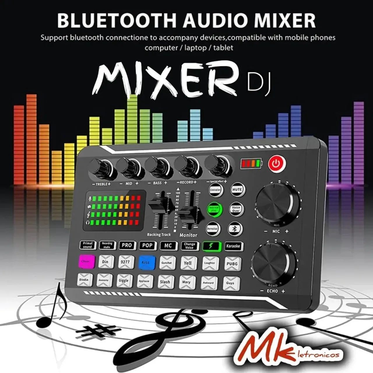 MIXER DJ BLUETOOTH MINI 