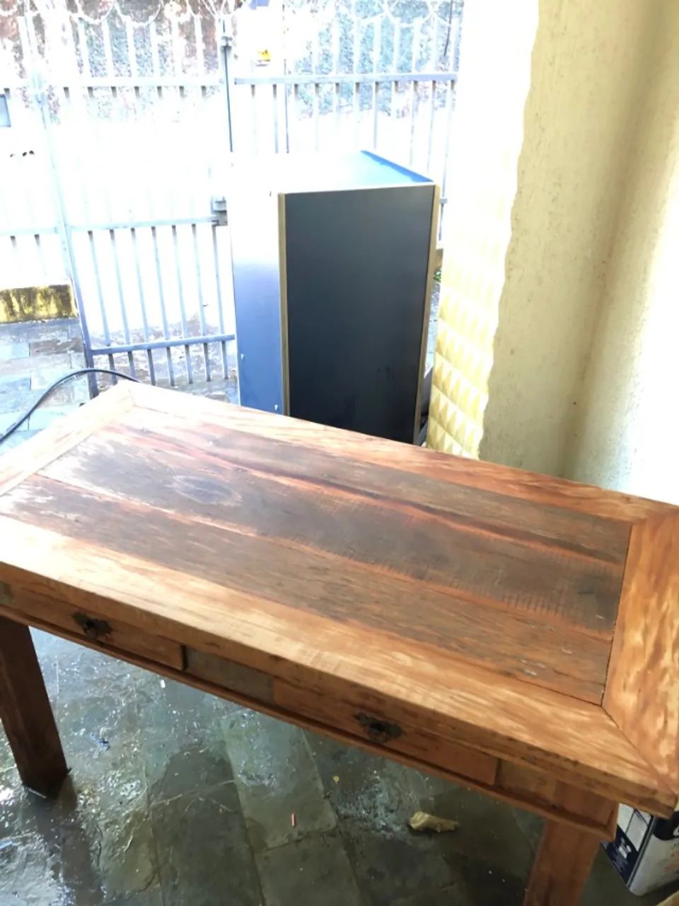 Mesa em Madeira de Demolição - Foto 5